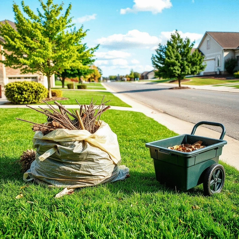 quick yard waste pickup for homeowners